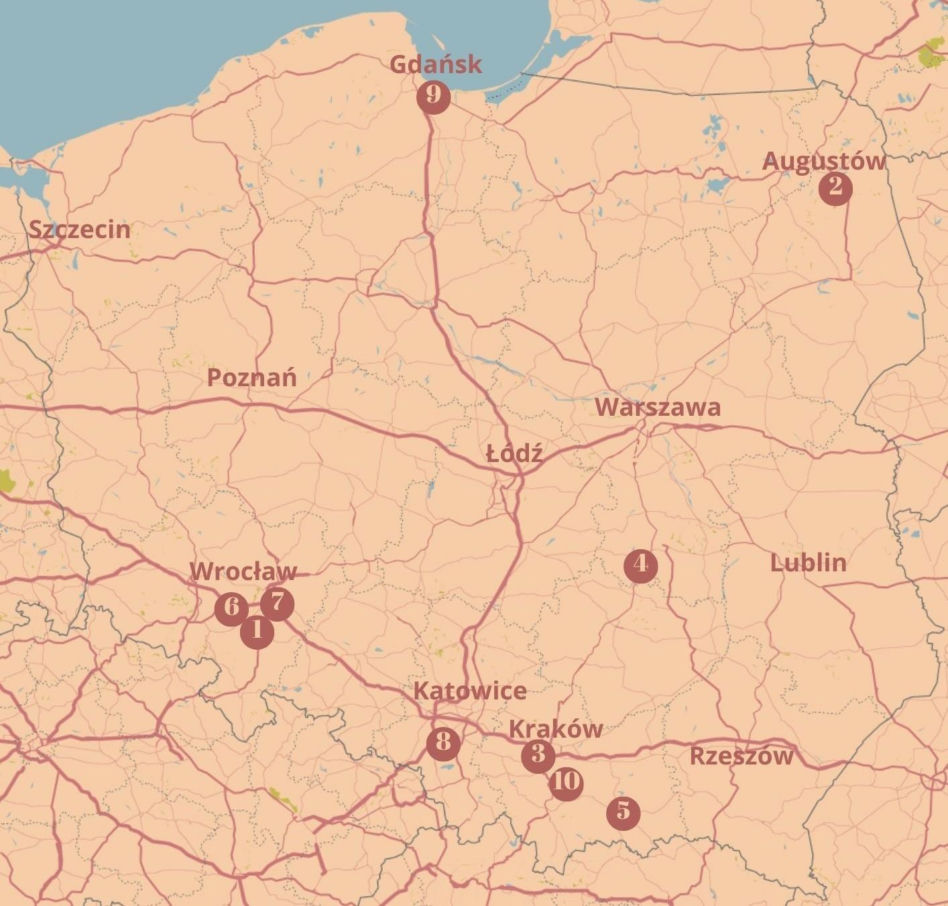 mapa Polski