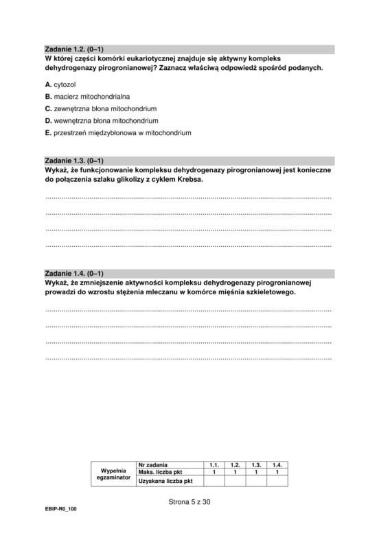 Matura biologia arkusz formuła 2015