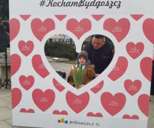 Walentynkowa akcja Kocham Bydgoszcz