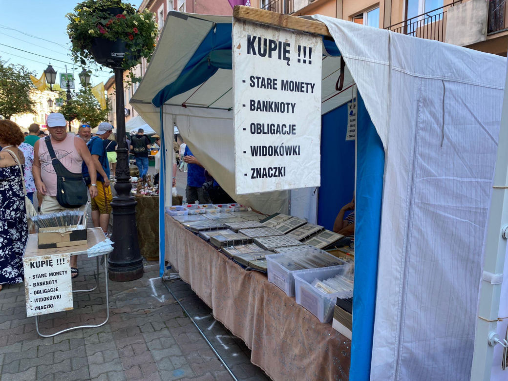 Targ staroci podczas Winobrania 2023 w Zielonej Górze