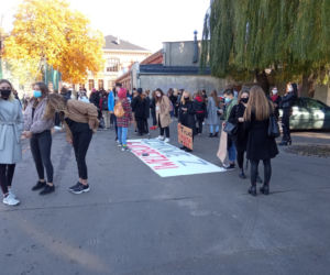Protest uczniowski w Grudziądzu