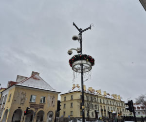 Ozdoby świąteczne oraz jarmark w Białymstoku