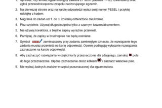 Arkusze maturalne z angielskiego podstawowego 2026 - wersja A i B