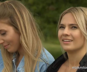 M jak miłość. Julka (Joanna Kuberska), Aga (Ina Sobala)