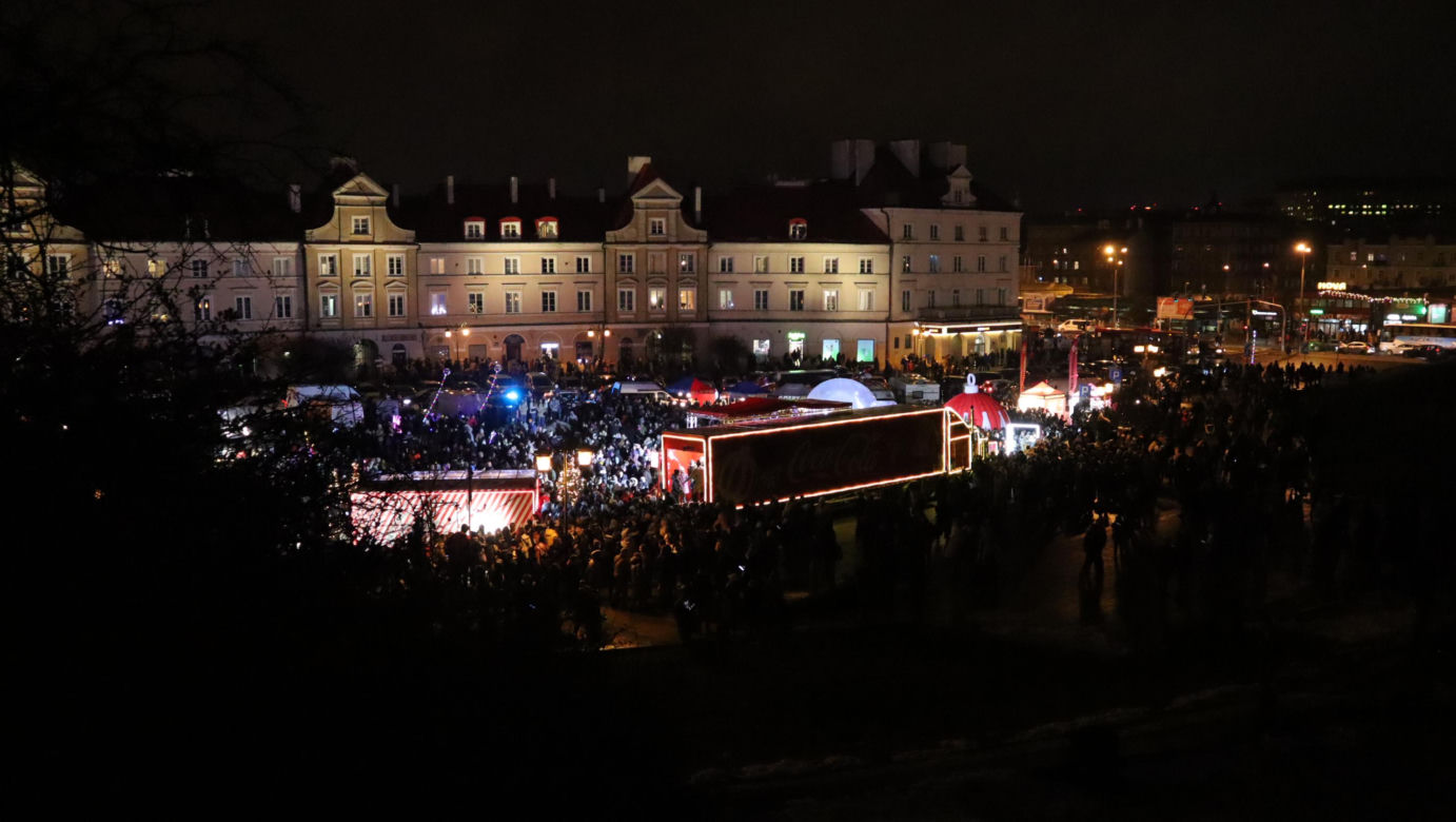 Ciężarówka Coca-Coli w Lublinie! Miasto jeszcze nigdy nie wyglądało tak magicznie! [ZDJĘCIA]