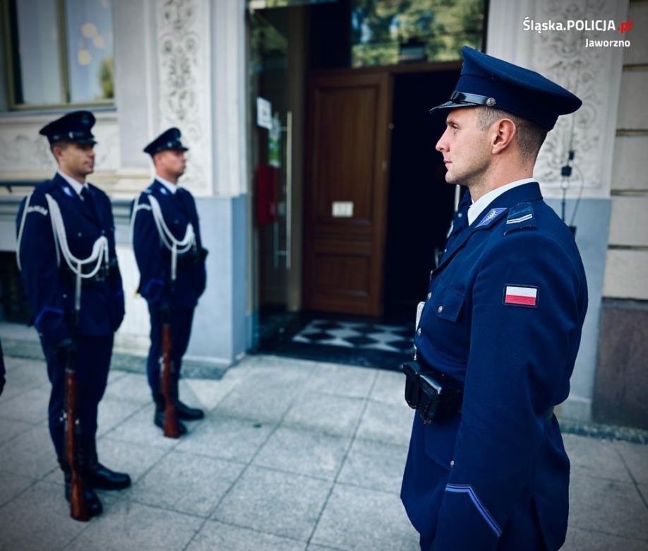 Wyjątkowy ślub pary policjantów z Jaworzna