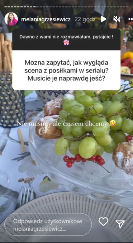 M jak miłość. Melania Grzesiewicz (Anita) odpowiada na pytania fanów