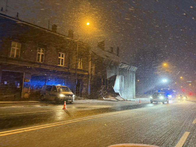 Zawalona kamienica Bielsko-Biała