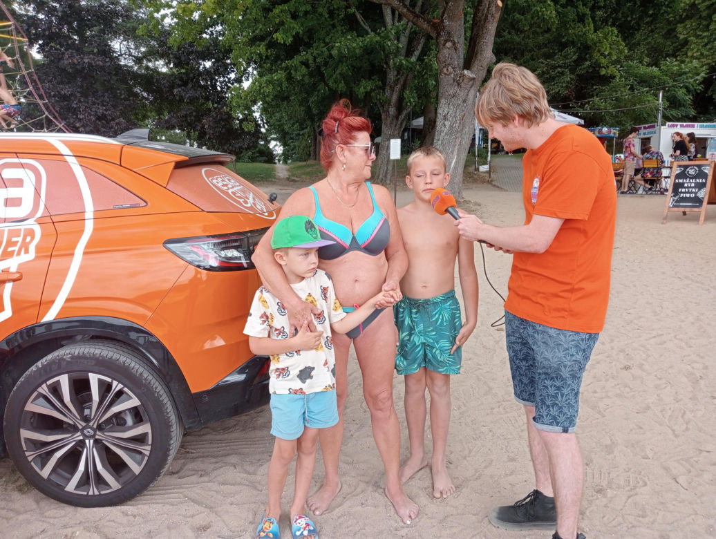 Eska Summer City Olsztyn. Pomarańczowa ekipa na Plaży Miejskiej