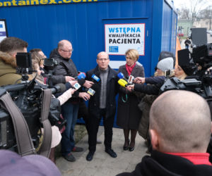 Kontenery przy USK w Białymstoku. Jak wyglądają badania?