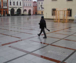 Śliski rynek w Tarnowie
