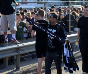 Fani na koncercie Kanye Westa w Albanii