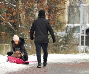  Tak Jarosław Wałęsa szaleje na śniegu z rodziną 