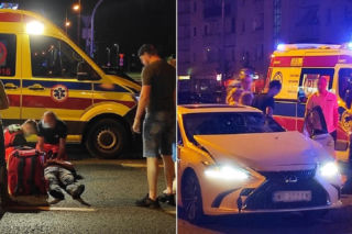 Potworny wypadek na Gocławiu. Potrącony mężczyzna leżał na ulicy. Kierująca zalała się łzami 