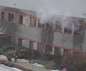 Warszawa Annopol: Pożar na Białołęce