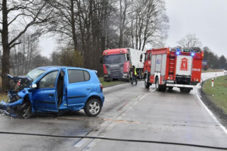 Groźny wypadek w Wisznicach