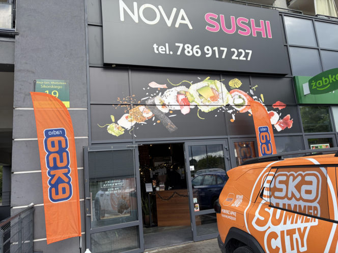 Eska Summer City - Smaki Japonii i świetna atmosfera. Wyjątkowy czas w Nova Sushi Olsztyn