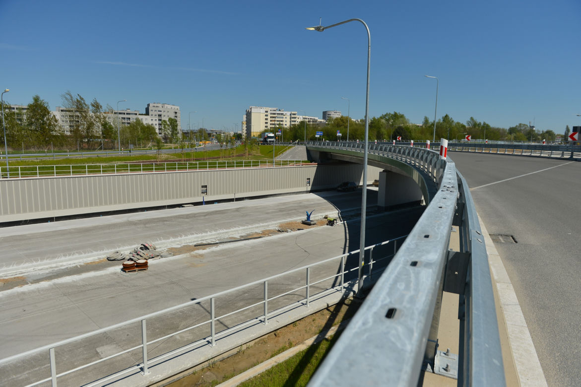 Postępy prac na budowie tunelu pod Ursynowem