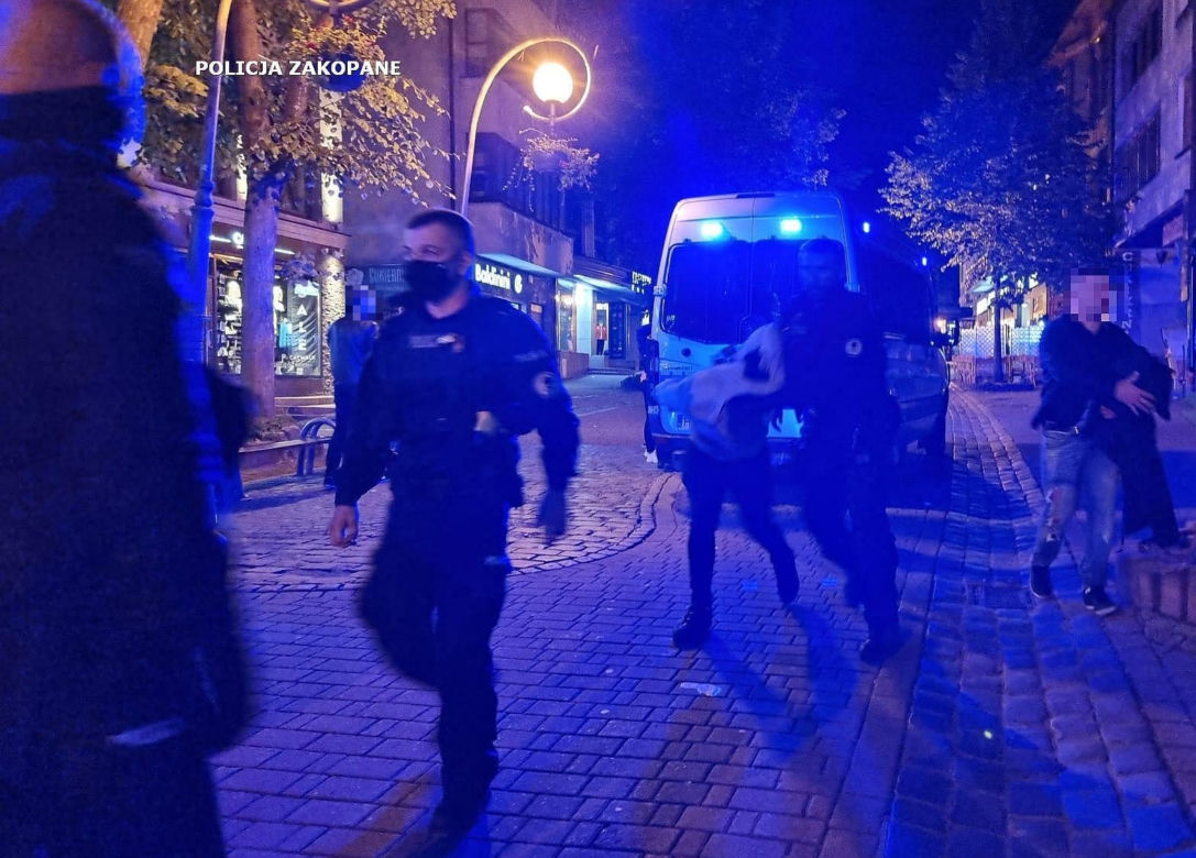 Bójka na Krupówkach