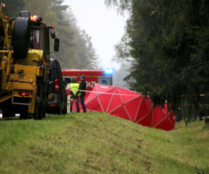 Wypadek na DK 65. Mężczyzna i trójka dzieci nie żyją
