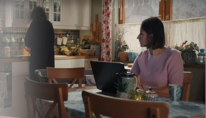 M jak miłość, odc. 1921. Agnes (Amanda Mincewicz), Marysia (Małgorzata Pieńkowska)