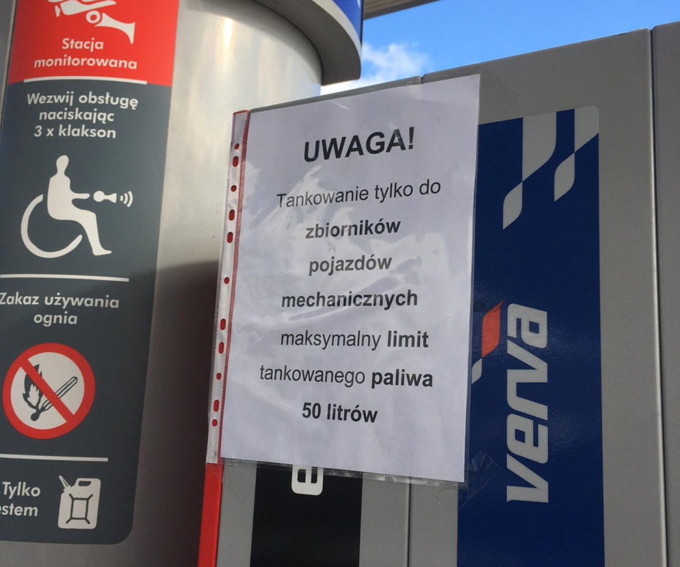 Limit tankowania na stacjach paliw Orlen