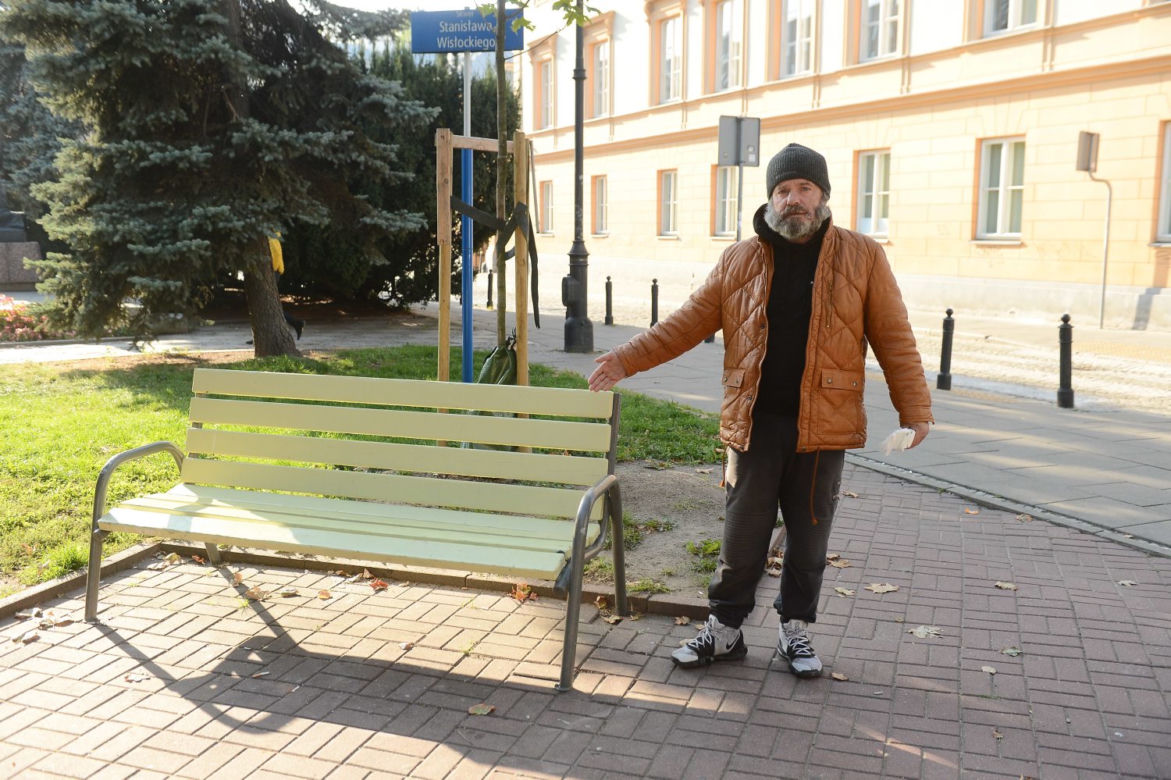 Rozmowa z bezdomnym