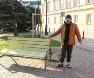 Rozmowa z bezdomnym