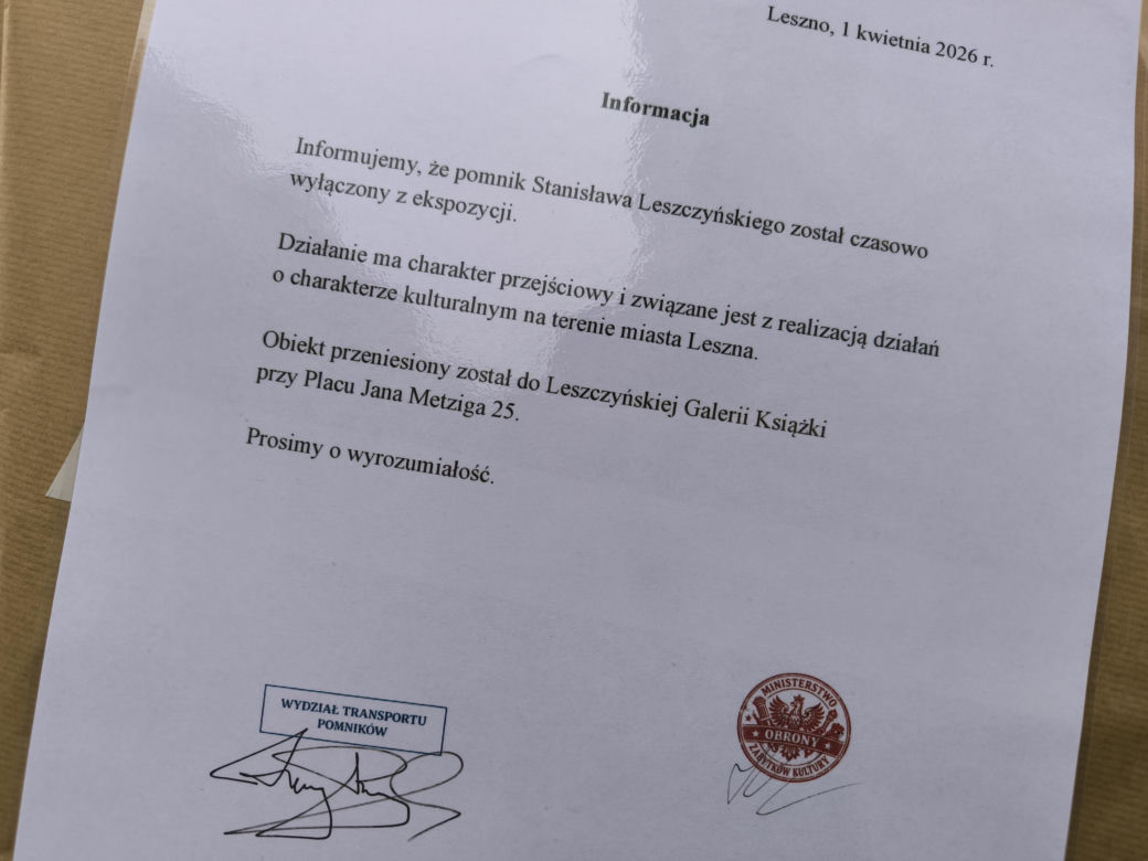 Co się stało z pomnikiem króla?