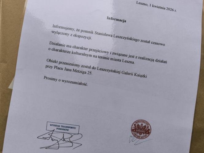 Co się stało z pomnikiem króla?