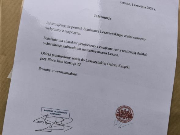 Co się stało z pomnikiem króla?