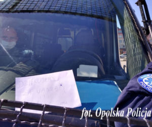 Opole: Zostawili kartkę policjantom! Co na niej napisali?