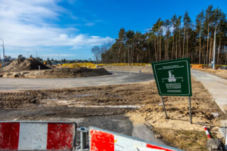 Budowa tunelu pod torami przy PKP Warszawa Wesoła