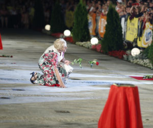 Międzyzdroje 2014. Teresa Lipowska w Alei Gwiazd