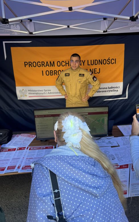 Próba sygnałów alarmowych