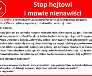 Burmistrz Lędzin dostaje pogróżki na maila. Spierd***j z ratusza!
