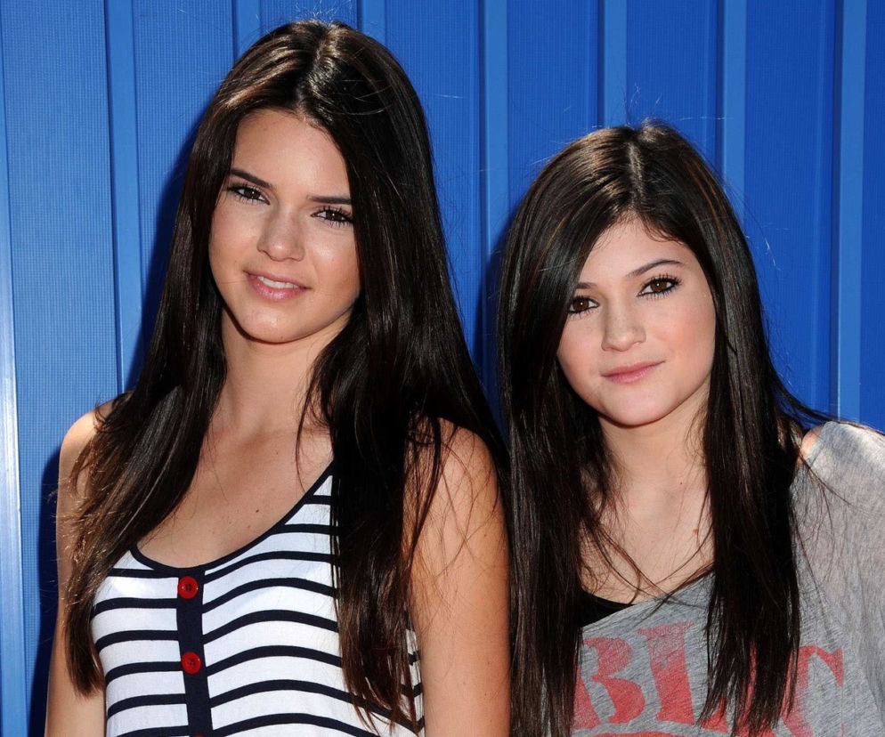 Kendall Jenner i Kylie Jenner w młodości