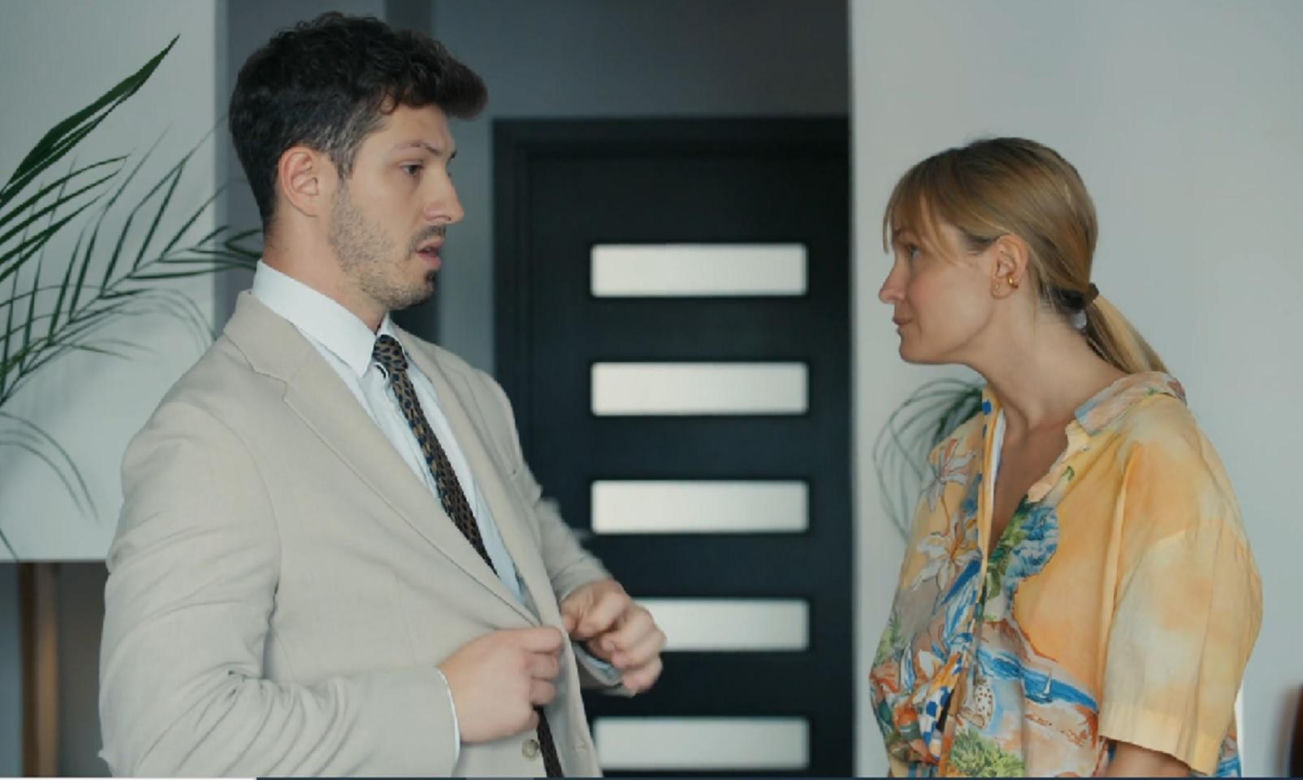 Barwy szczęścia, odcinek 3287. Justin (Jasper Sołtysiewicz), Ola (Michalina Robakiewicz)