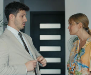 Barwy szczęścia, odcinek 3287. Justin (Jasper Sołtysiewicz), Ola (Michalina Robakiewicz)