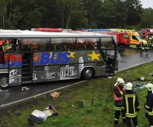 Wypadek polskiego autokaru pod Berlinem