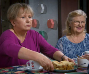 Barwy szczęścia odc. 3419. Amelia (śp. Stanisława Celińska), Basia (Sławomira Łozińska)
