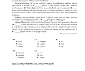 ARKUSZE CKE - Matura j. włoski - poziom podstawowy 2019