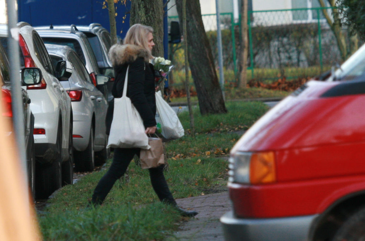Małgorzata Tusk  pociesza męża