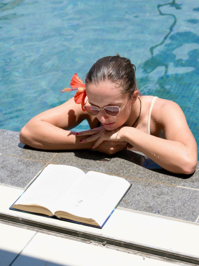 Iga Świątek, urlop na Mauritiusie