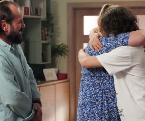 Barwy szczęścia odc. 3283. Romeo (Jacek Tyszkiewicz), Borys (Jakub Wieczorek), Aldona (Elżbieta Romanowska)