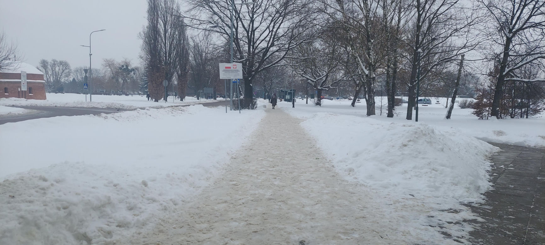 zima w Zamościu