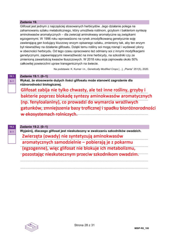 Matura próbna 2026 - biologia. Wszystkie odpowiedzi do arkusza CKE z biologii 14.01.2026