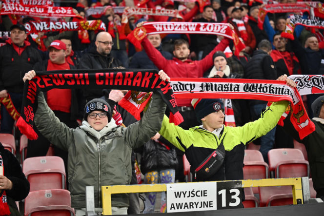 Widzew Łódź - Lech Poznań: Zdjęcia kibiców i zawodników z meczu 24. kolejki PKO BP Ekstraklasy