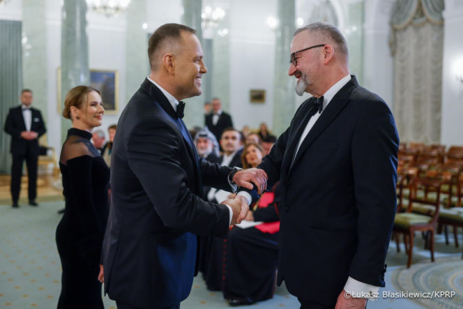 Nawroccy zadali szyku na spotkaniu z Korpusem Dyplomatycznym