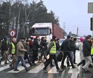 Mają dość korków, chcą buspas. W godzinach szczytu protestowali na pasach